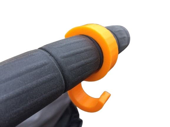 S-Shaped Handlebar Hook for Stroller – 2 Pcs Durable Plastic Bag Holder