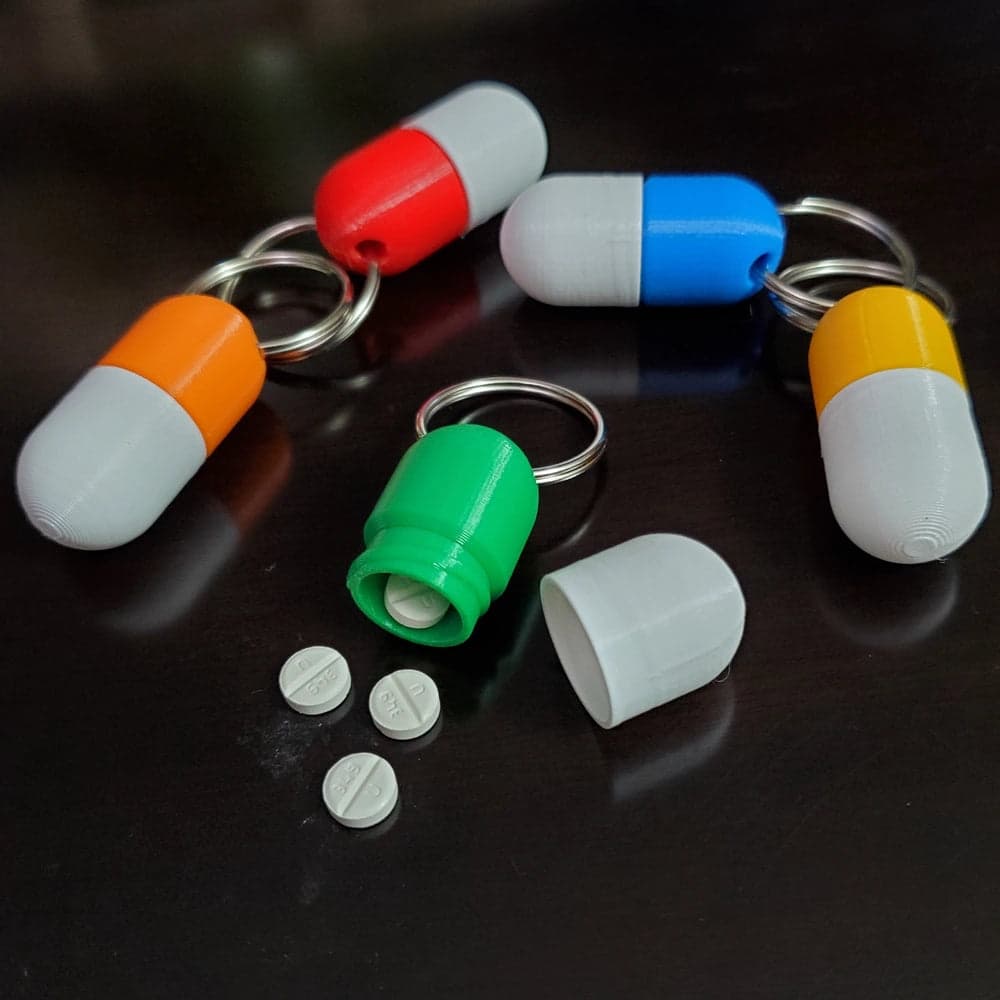 Pill Keychain