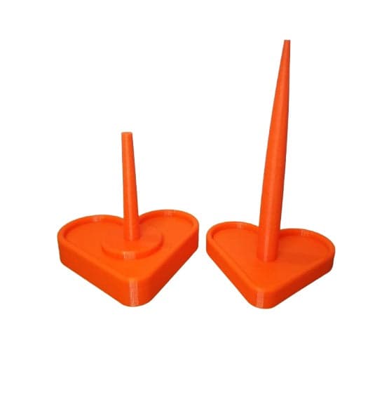 Rotating Heart Yarn Spinner - Plastic | Easy Rotating Yarn Tool for Crochet