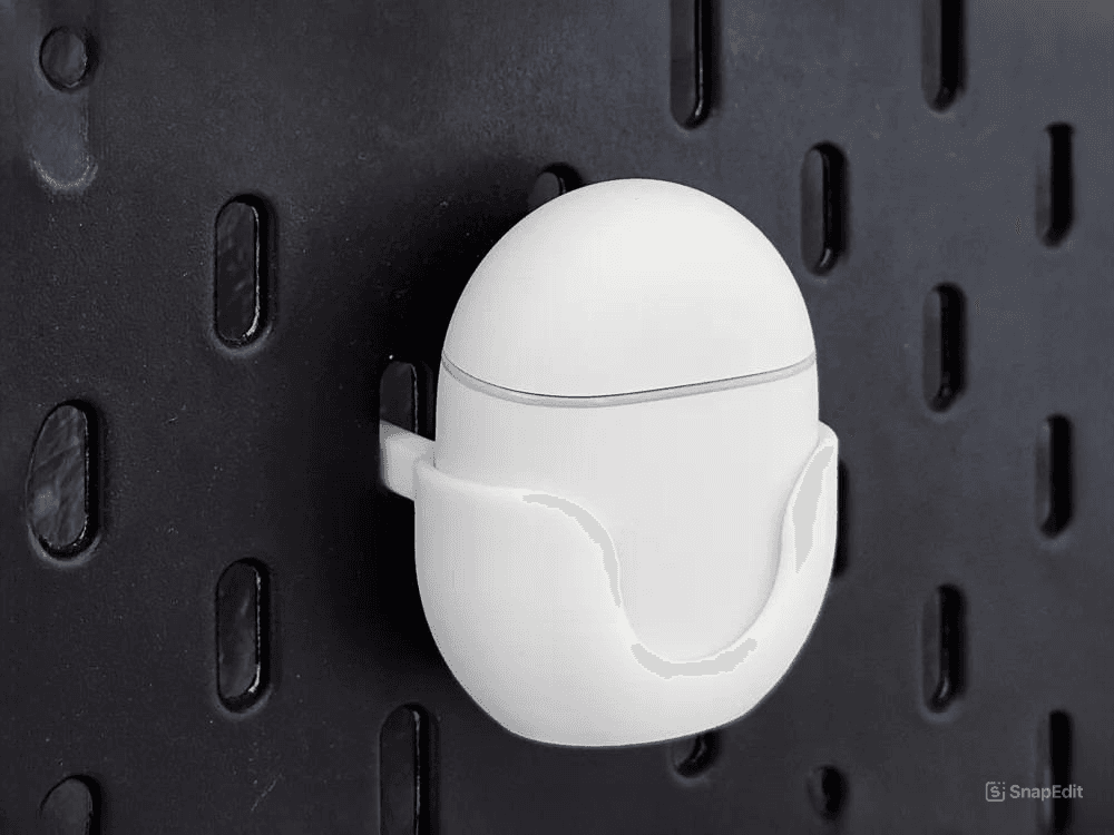 Google Pixel Buds Holder for Skadis – Compact and Secure Pegboard Mount