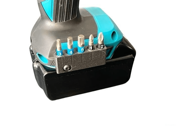 Driver Bit Holder - Compact and Durable Plastic Bit Organizer for Power Tools
