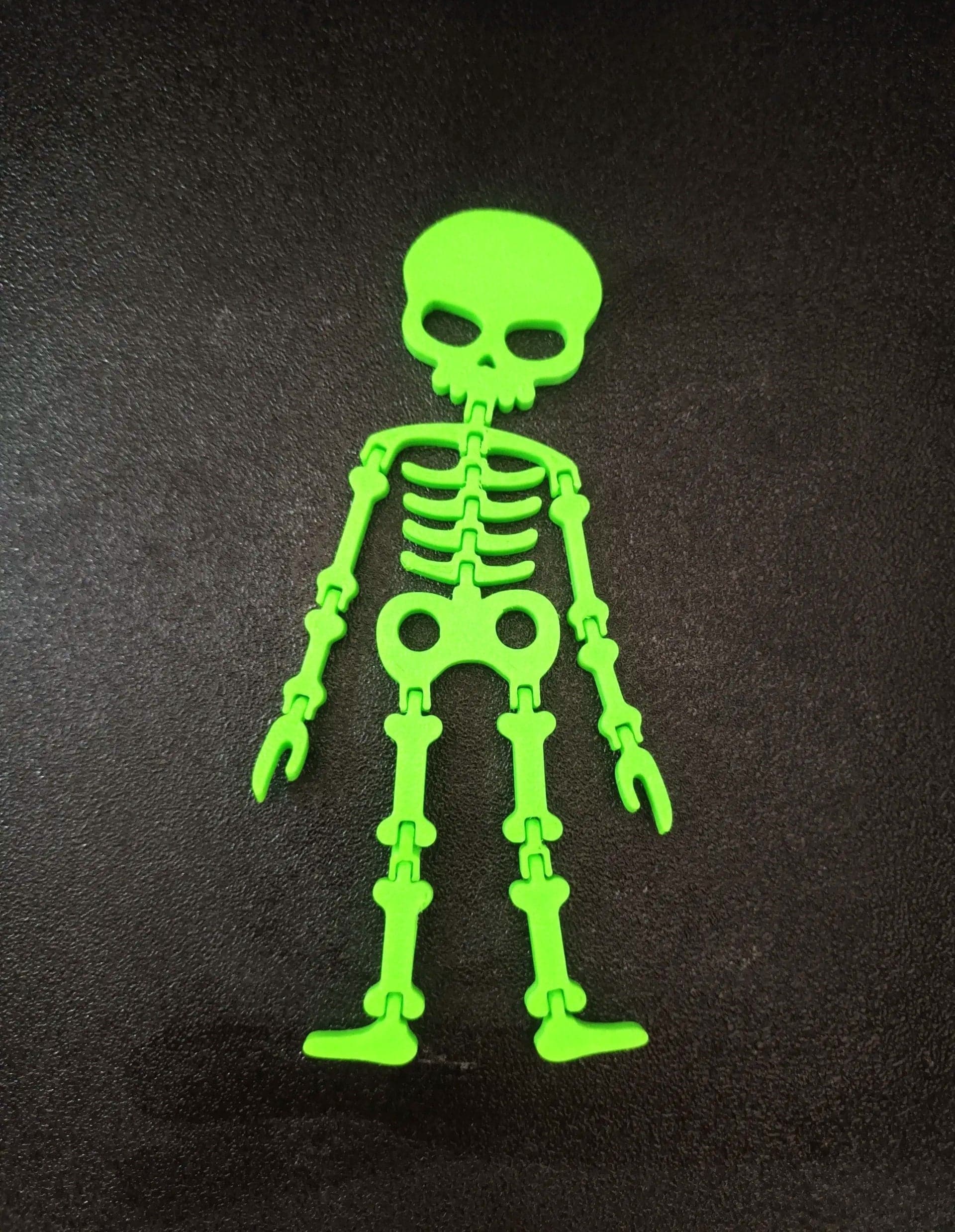 Flexi Halloween Skeleton Decoration / Toy - Anti Stress Toy for Halloween