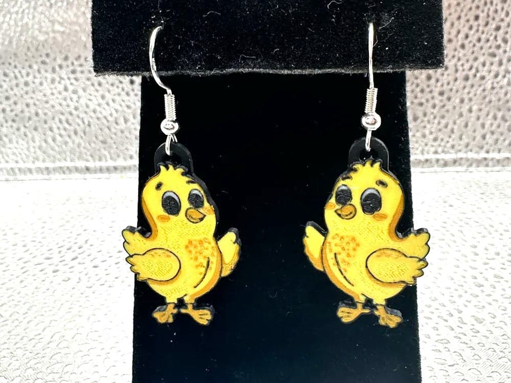 Cute Chick Yellow Earrings for Easter – Adorable Festive Jewelry for Easter