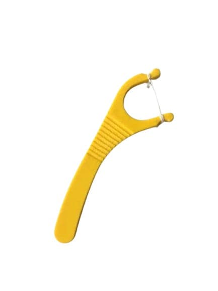 Reusable Floss Holder - Plastic Flossing Tool (Floss String Not Included)