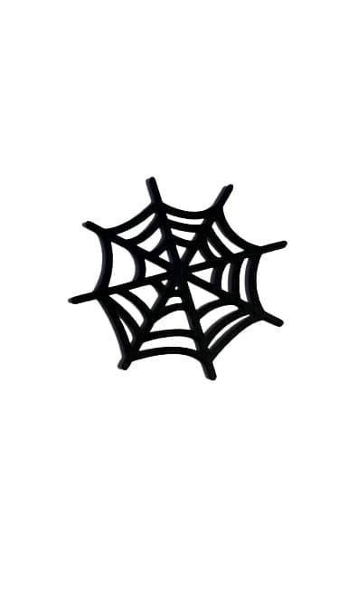 Halloween Spider Web Coasters - Horror plastic Coaster for Tea Cups, Mugs