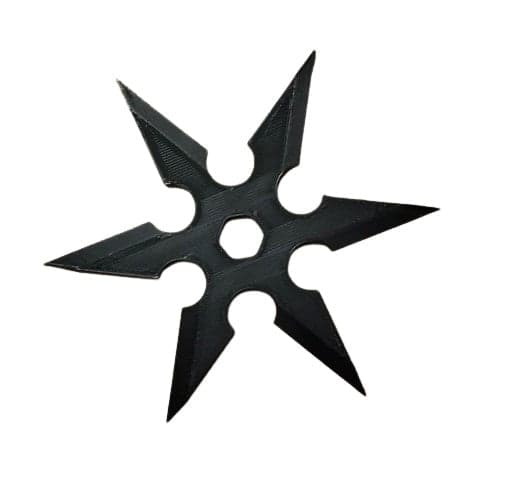 Shurikens 6 Points (Ninja Star) - Nurato Ninja Plastic Shuriken Toy