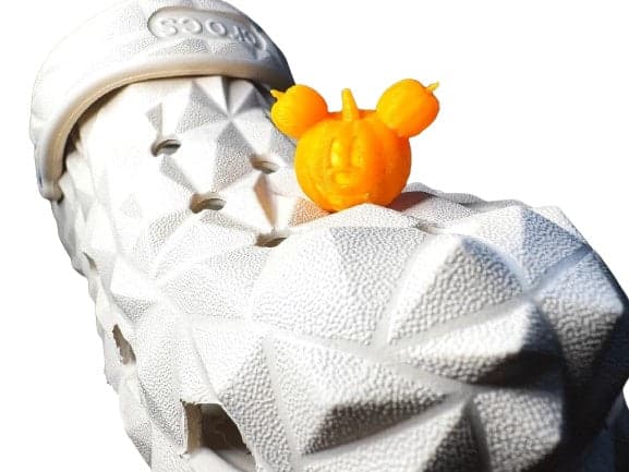 Mickey Mouse Jack O Lantern Croc Charms - 2 Pcs Halloween Croc Charms