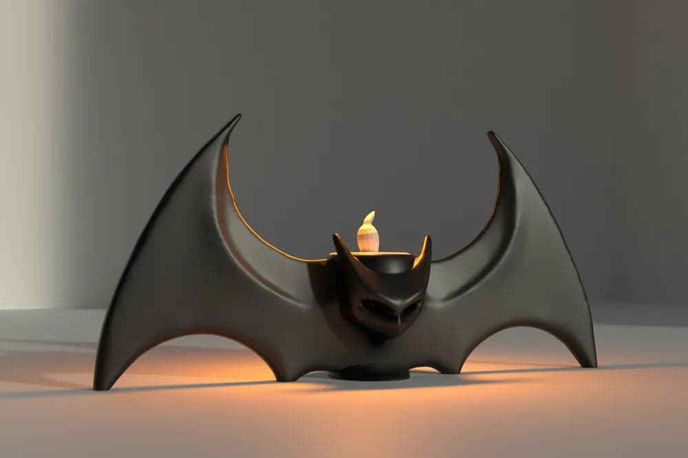 Bat Candle Holder – Gothic Elegance for Your Decoration