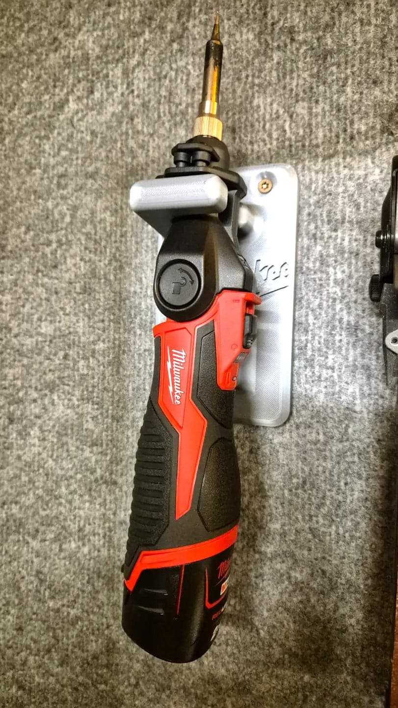Milwaukee M12 Soldering Iron Wall Holder SI-0 – Secure & Convenient Storage