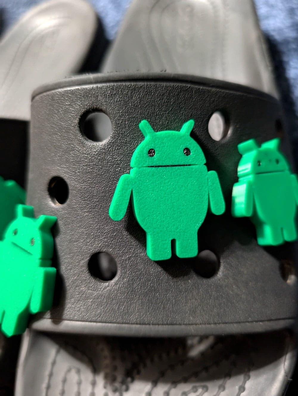 Plastic Charms for Android Apps Lover - Green Shoe Charms for Shoes