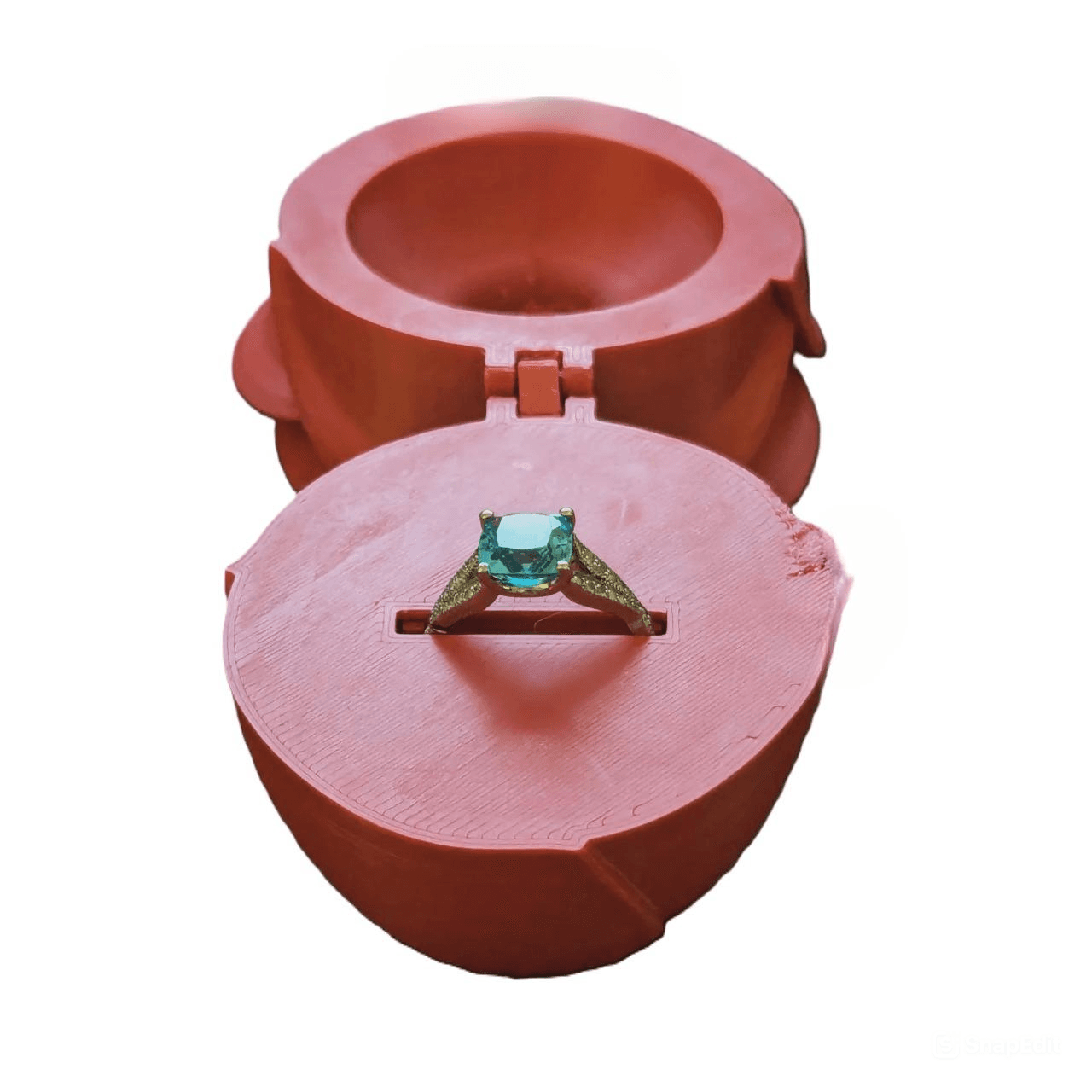 Rose Ring Box for Valentine's Day - Plastic | Valentine's Day Special Ring Box