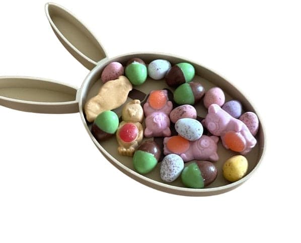 Easter Bunny Candy Bowl with Bunny Ears