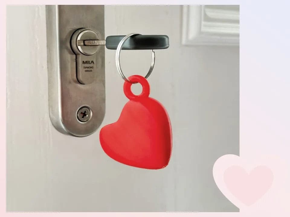 Heart Keyring